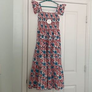 Victoria Dunn Red White Blue Dress NWT